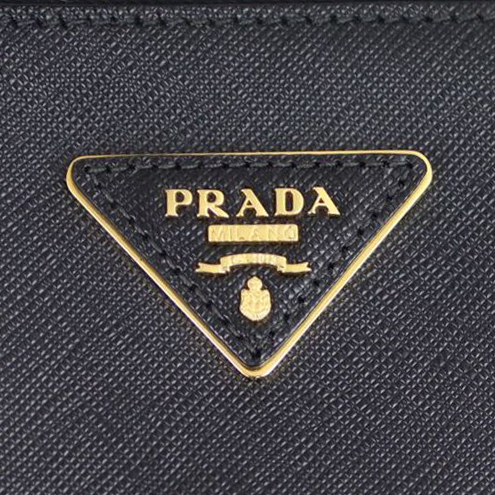 Prada Saffiano Lux Galleria Double Zip Tote Small Hardware