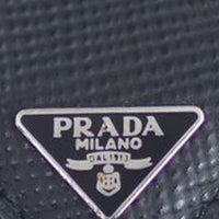 Prada Saffiano Leather Card Holder Hardware