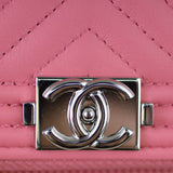 Chanel Boy Chevron Zip Coin Purse Hardware