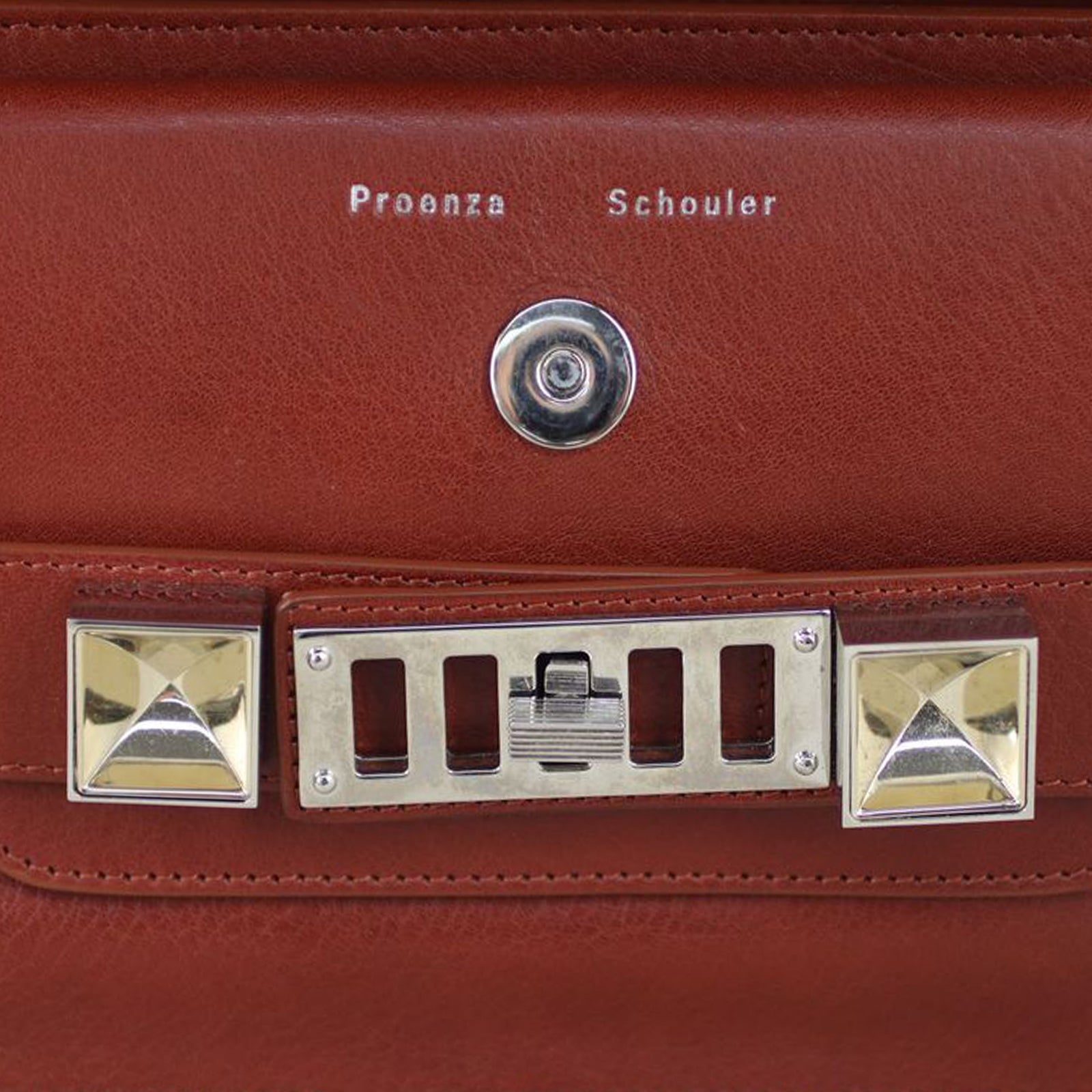 Proenza Schouler PS11 Mini Classic (Saddle colour) Hardware