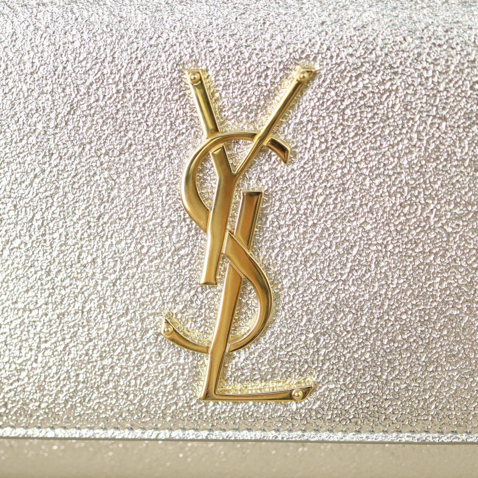 Saint Laurent Classic Monogram Kate Clutch Hardware