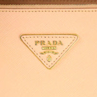 Prada Saffiano Lux Galleria Double Zip Tote Small Hardware