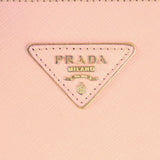 Prada Saffiano Lux Galleria Double Zip Tote Small Hardware