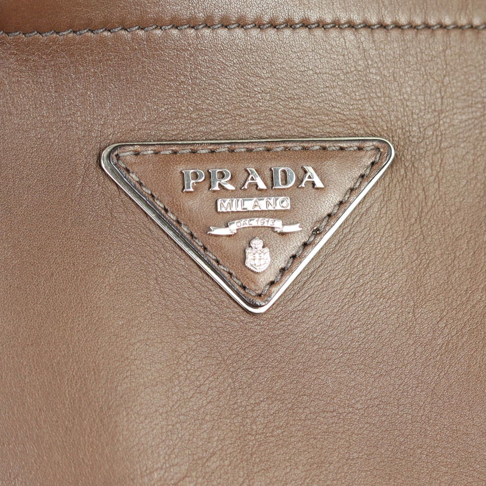 Prada City Calf Double Bag Hardware
