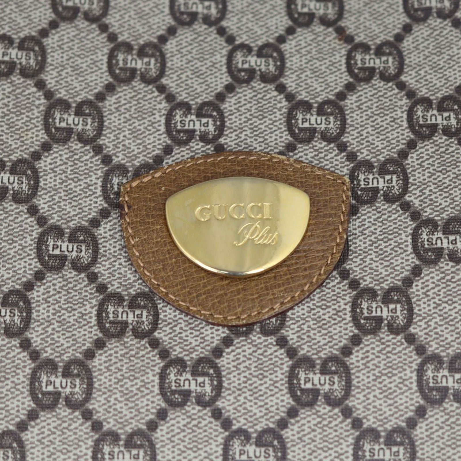 Gucci GG Supreme Plus Web Tote Hardware