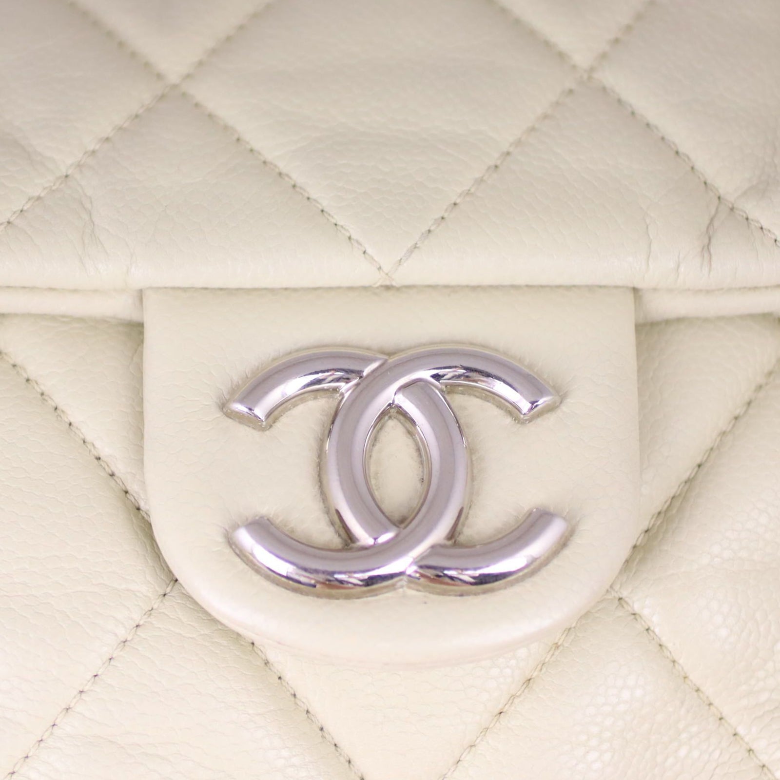 Chanel Classic Single Flap Jumbo Book Bag Hardware