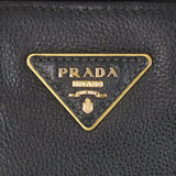 Prada Vitello Grain Top Handle Tote Hardware