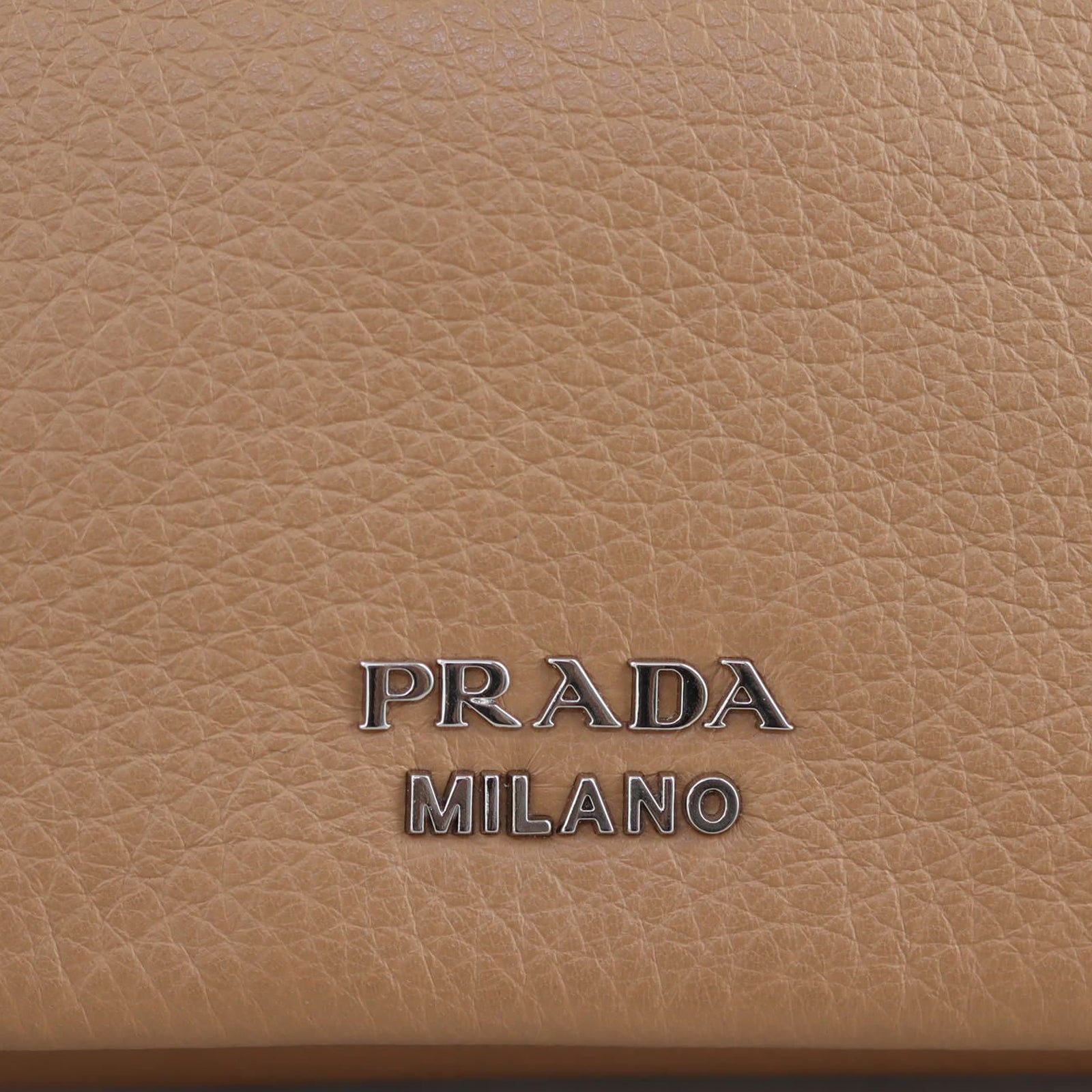 Prada Cervo Fold Over Clutch Hardware