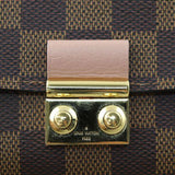 Louis Vuitton Croisette Wallet on Chain Damier Ebene Hardware