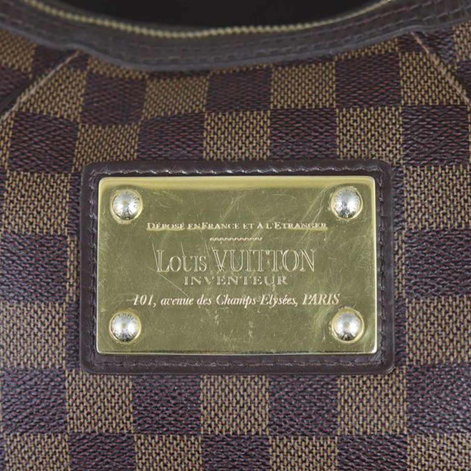 Louis Vuitton Thames PM Damier Ebene Hardware