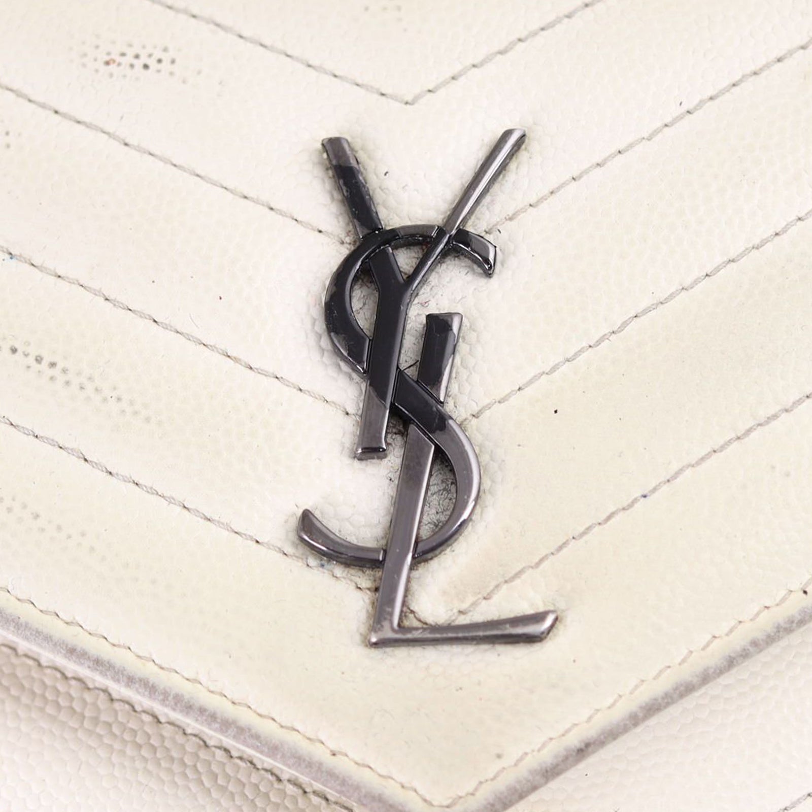 Saint Laurent Monogram Envelope Chain Wallet Hardware