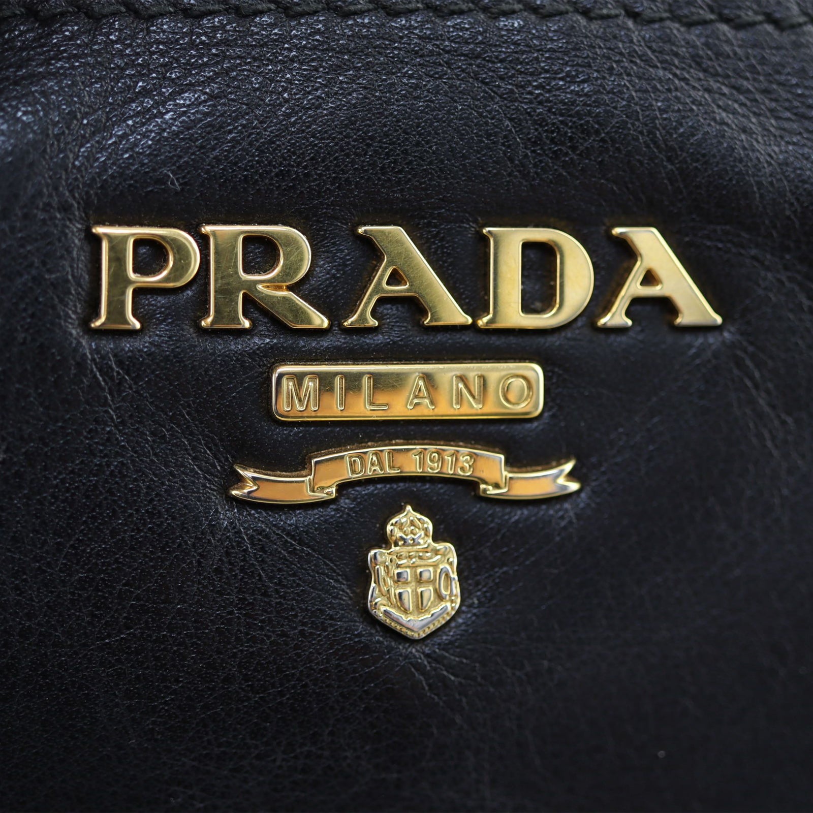 Prada Nappa Bow Satchel Hardware