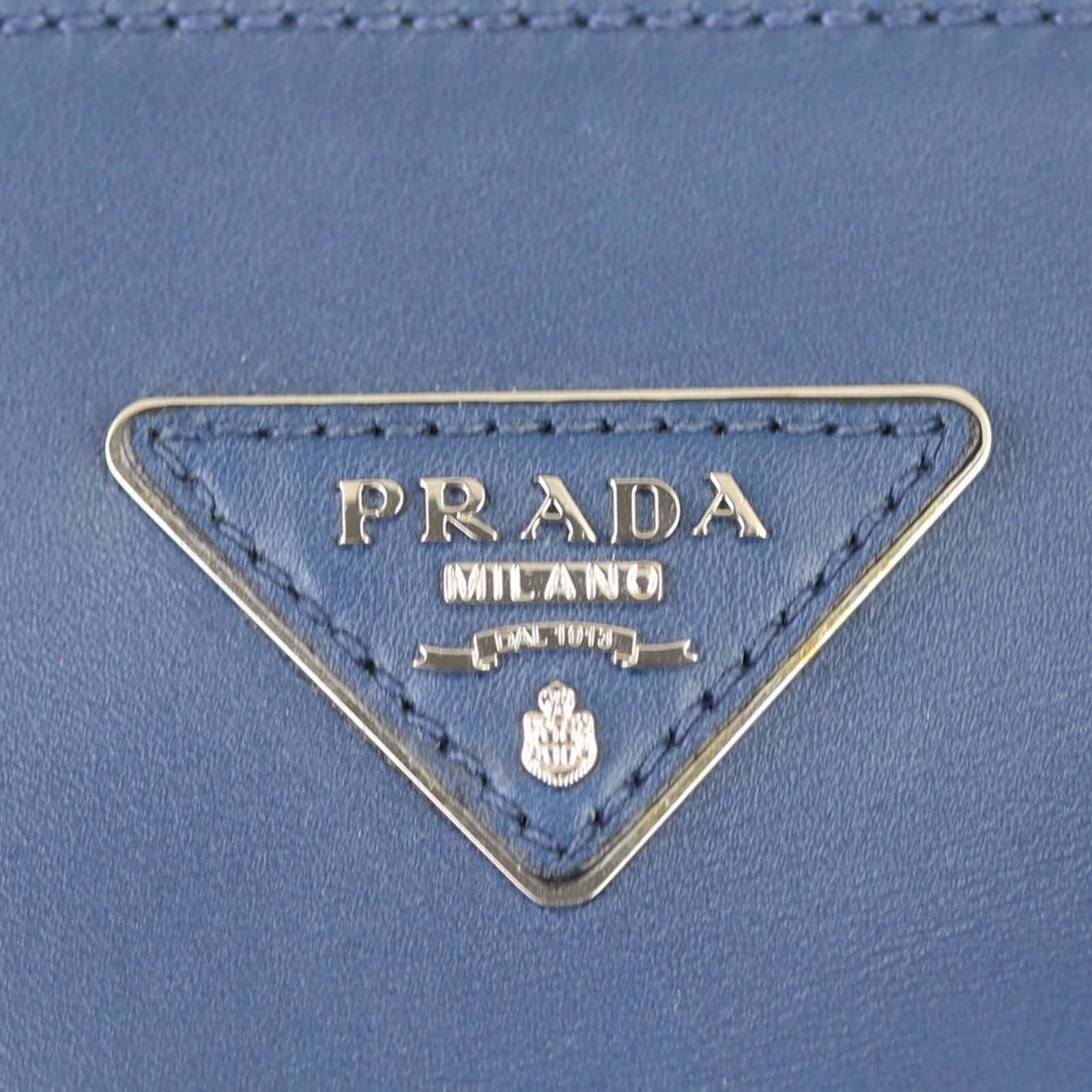 Prada City Calf Twin Pocket Tote Hardware