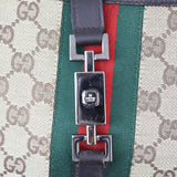 Gucci Web GG Canvas Jackie Hobo Hardware