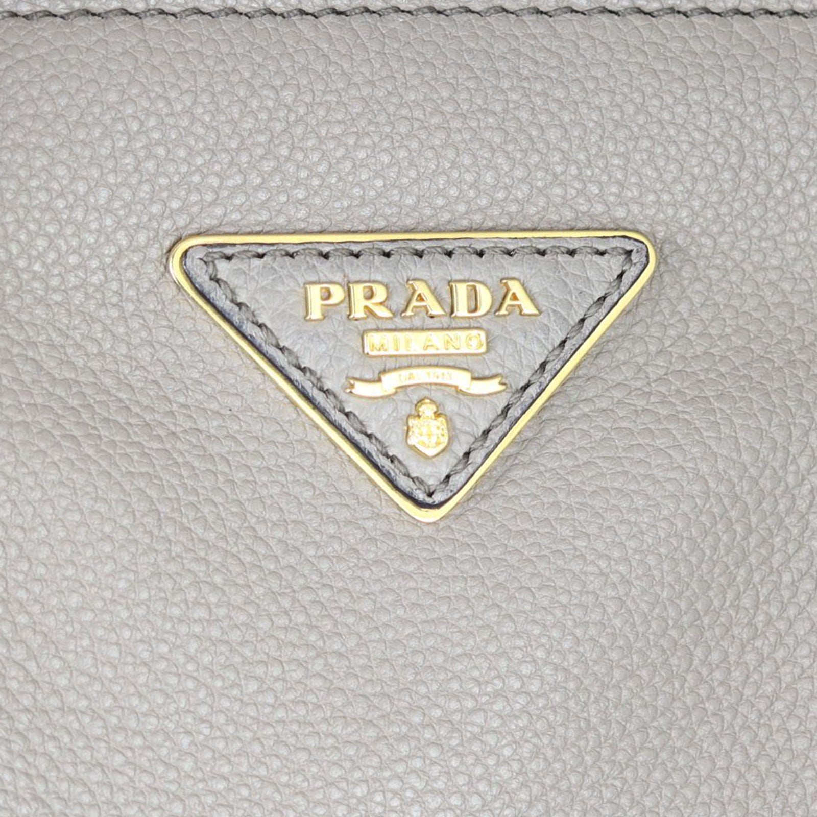 Prada Vitello Grain Shopping Tote Hardware
