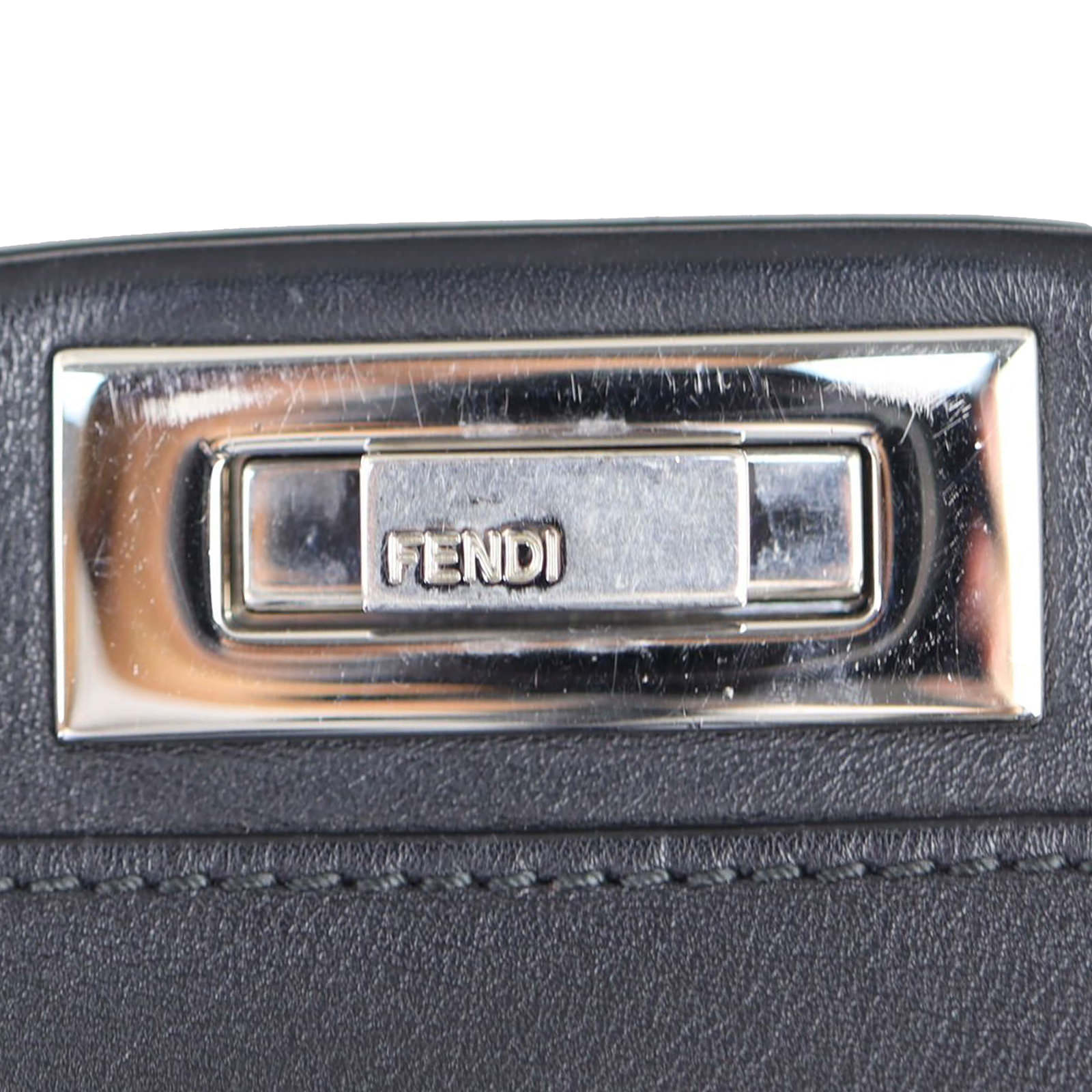 Fendi Peekaboo Monster Python-Trim Hardware
