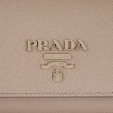 Prada Saffiano Shine Continental Wallet Hardware