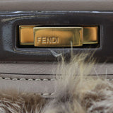 Fendi Fox & Nutria Fur Peekaboo Large Hardware
