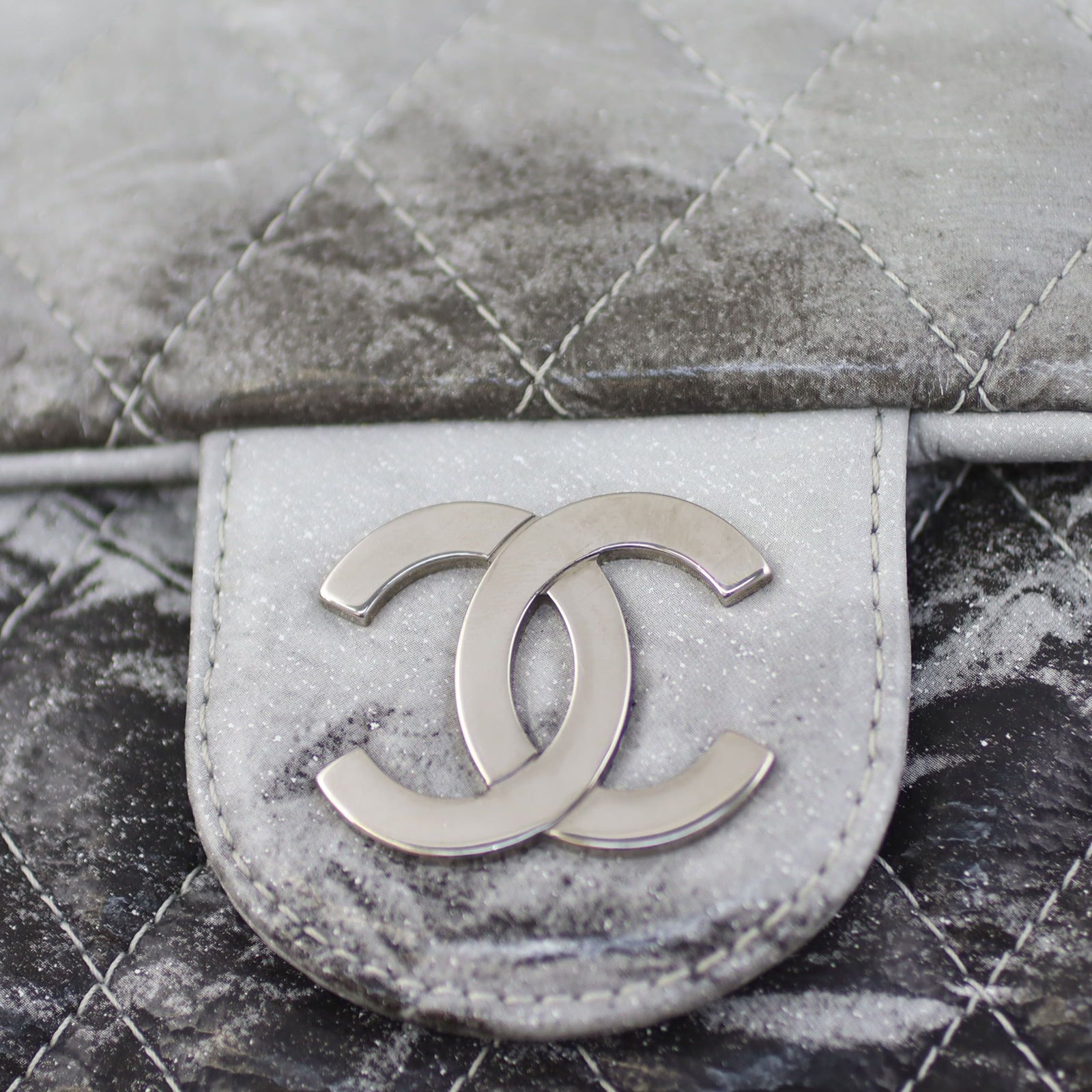 Chanel Melrose Degrade Jumbo Flap Bag Hardware