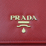 Prada Saffiano Wallet on Strap Hardware