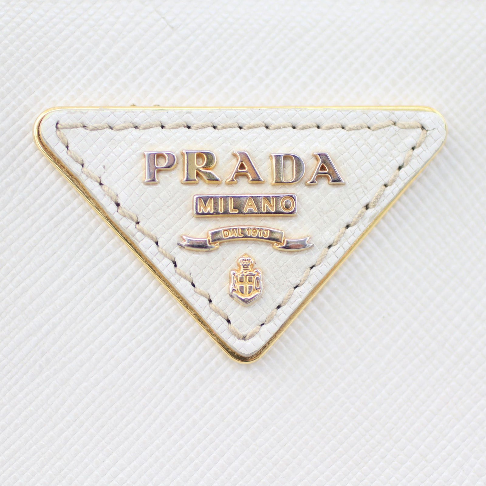 Prada Saffiano Lux Tote Hardware