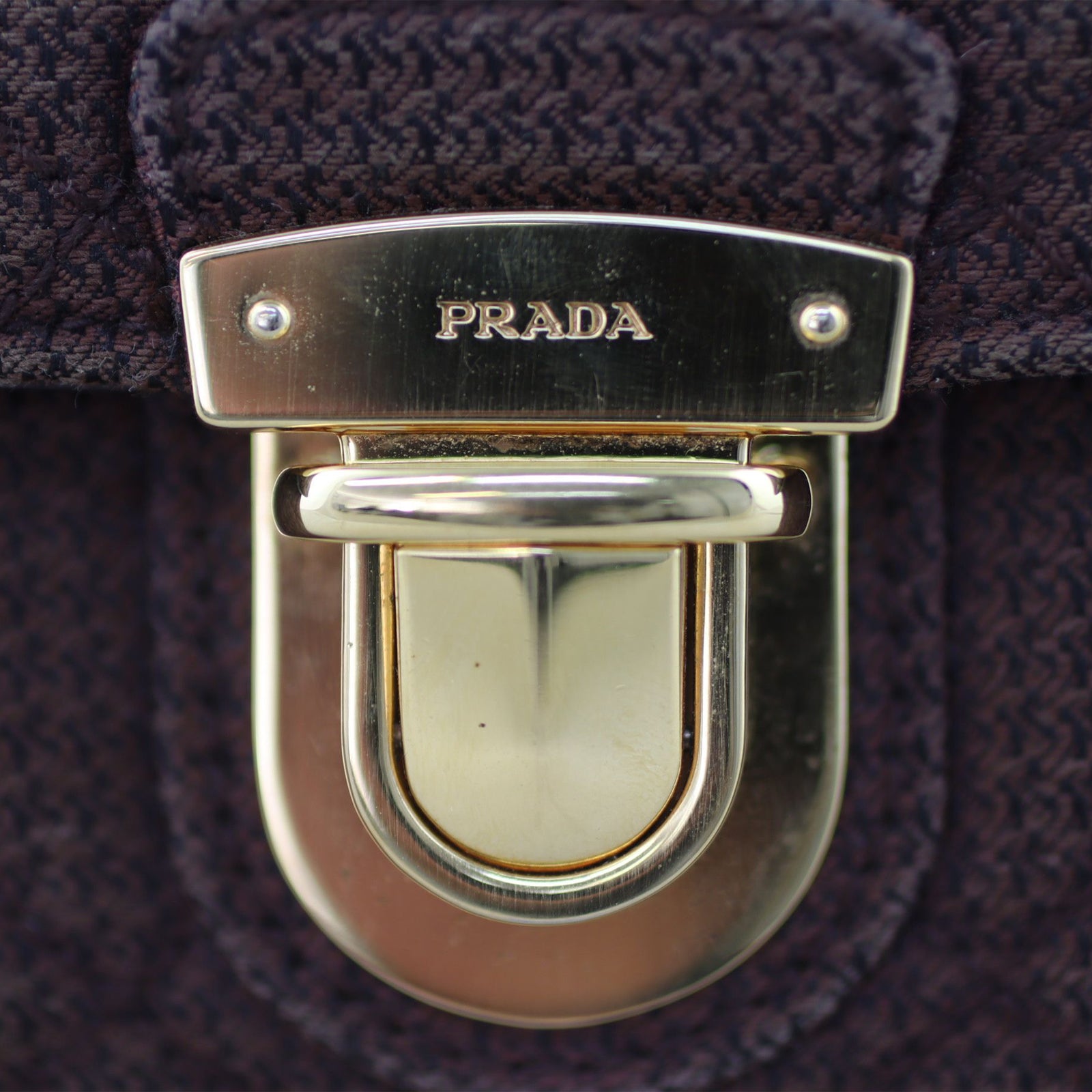 Prada Quilted Chain Crossbody Bag Hardware