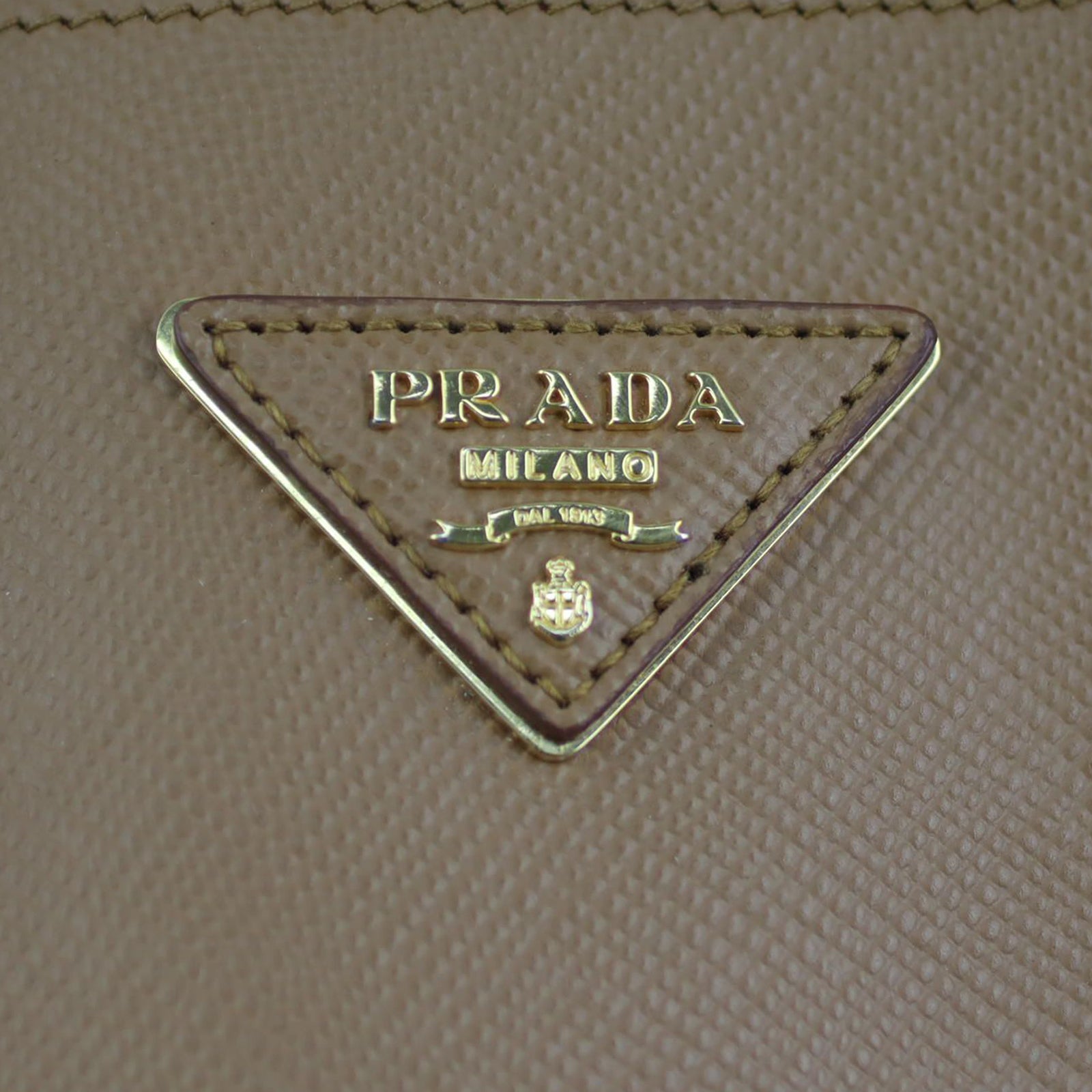 Prada Saffiano Cuir Double Bag Medium Hardware