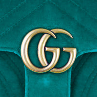 Gucci GG Marmont Velvet Mini Shoulder Bag Hardware