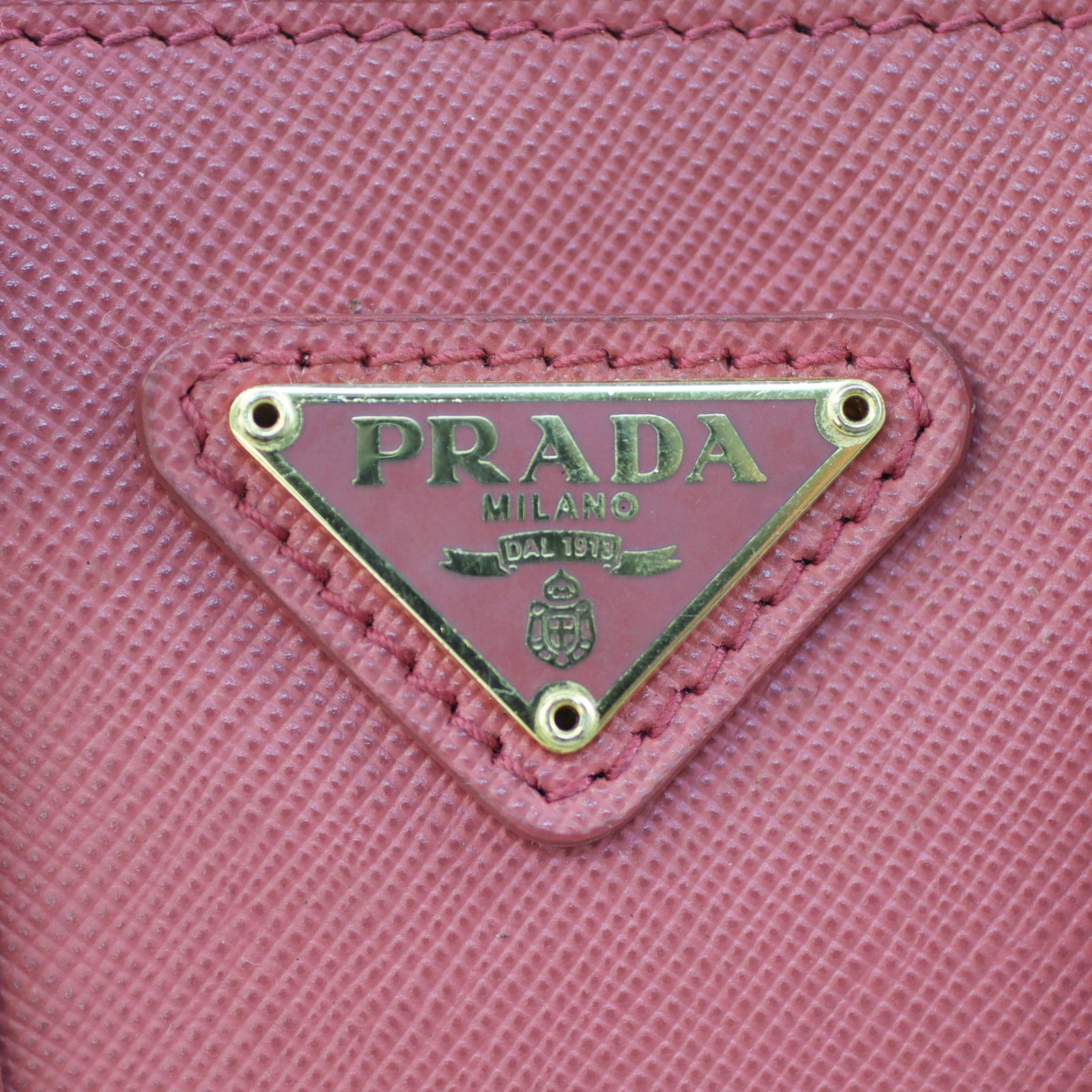 Prada Saffiano Lux Promenade Mini Hardware