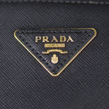 Prada Saffiano Lux Galleria Double Zip Tote Medium Hardware