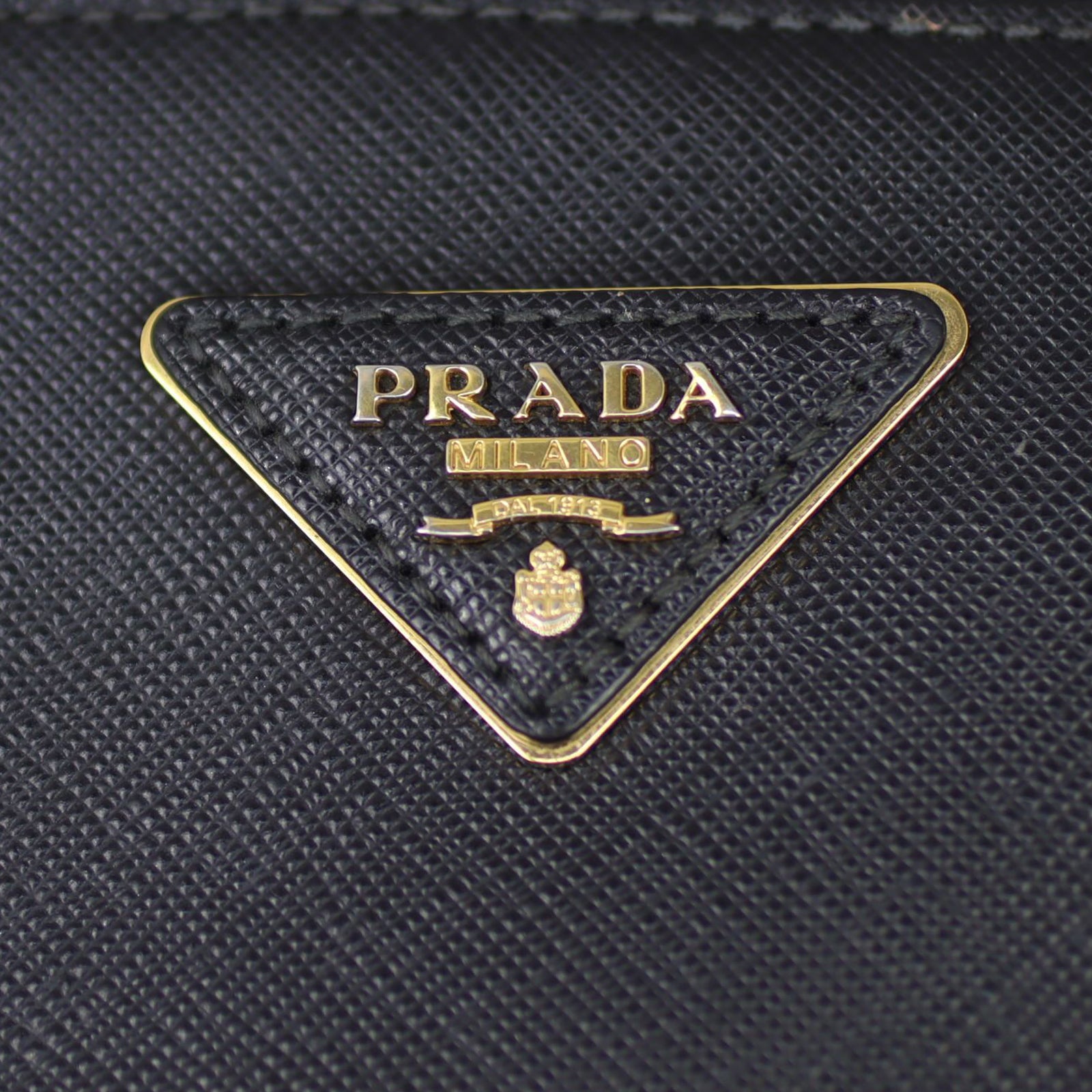 Prada Saffiano Lux Galleria Double Zip Tote Medium Hardware