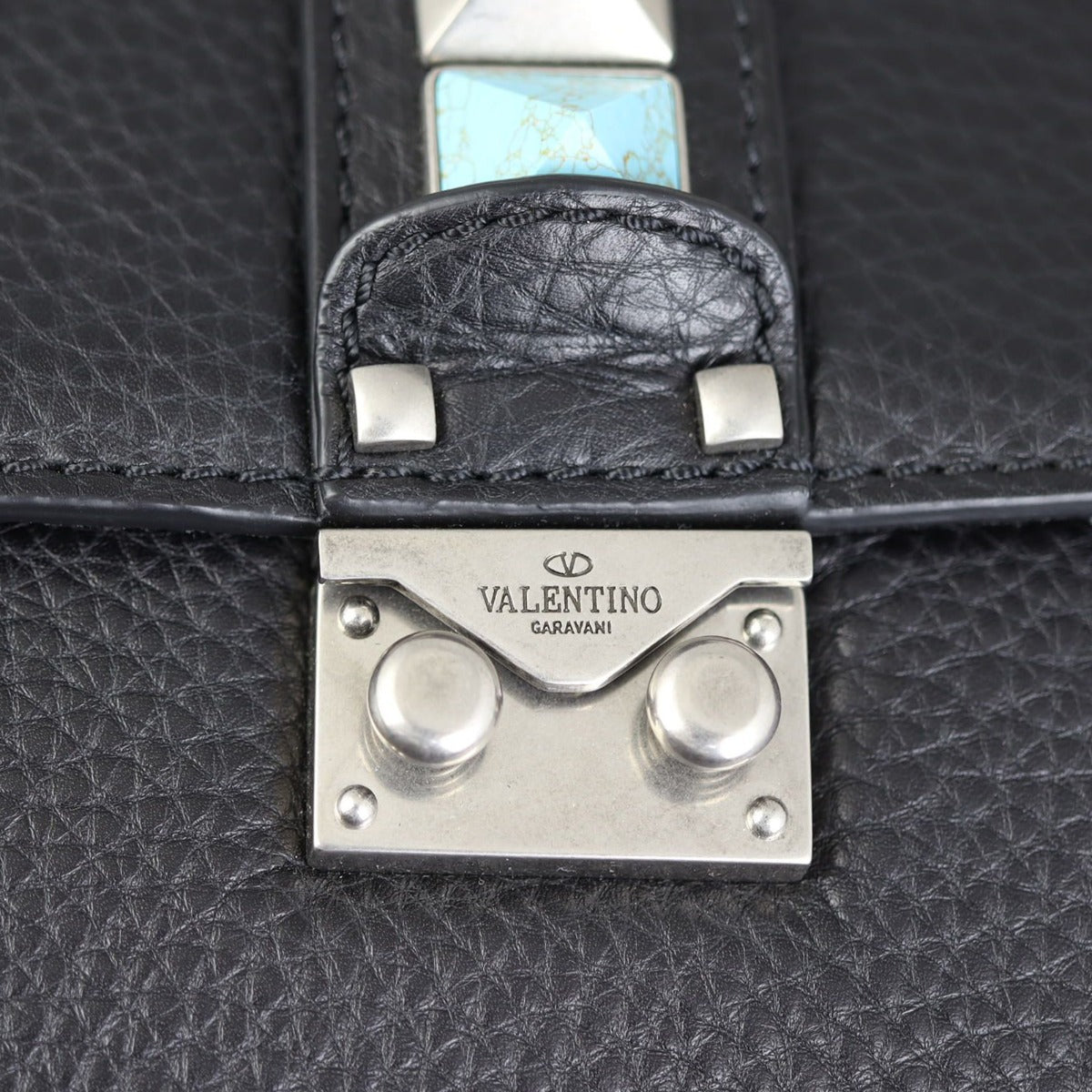Valentino Glam Lock Medium Shoulder Bag Hardware
