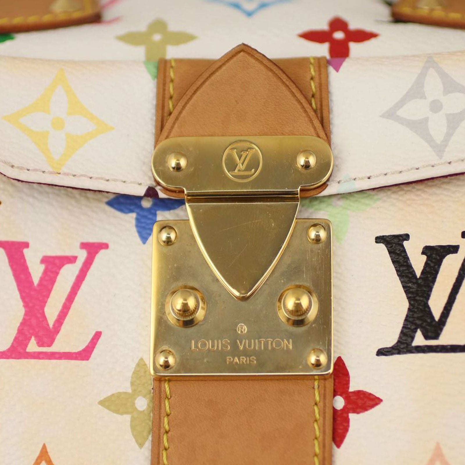 Louis Vuitton Speedy 30 Multicolore White Hardware
