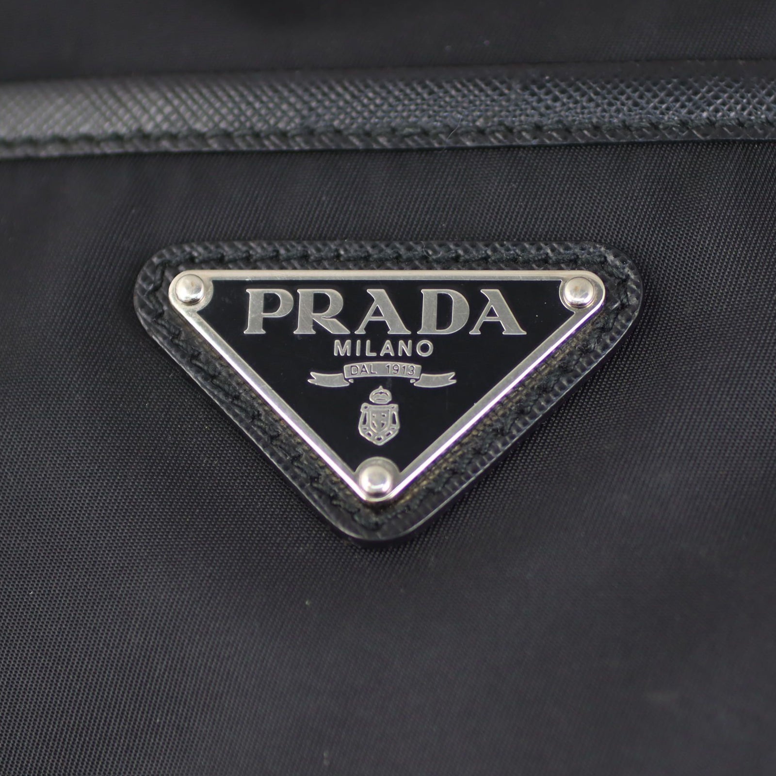 Prada Nylon Shoulder Bag Hardware