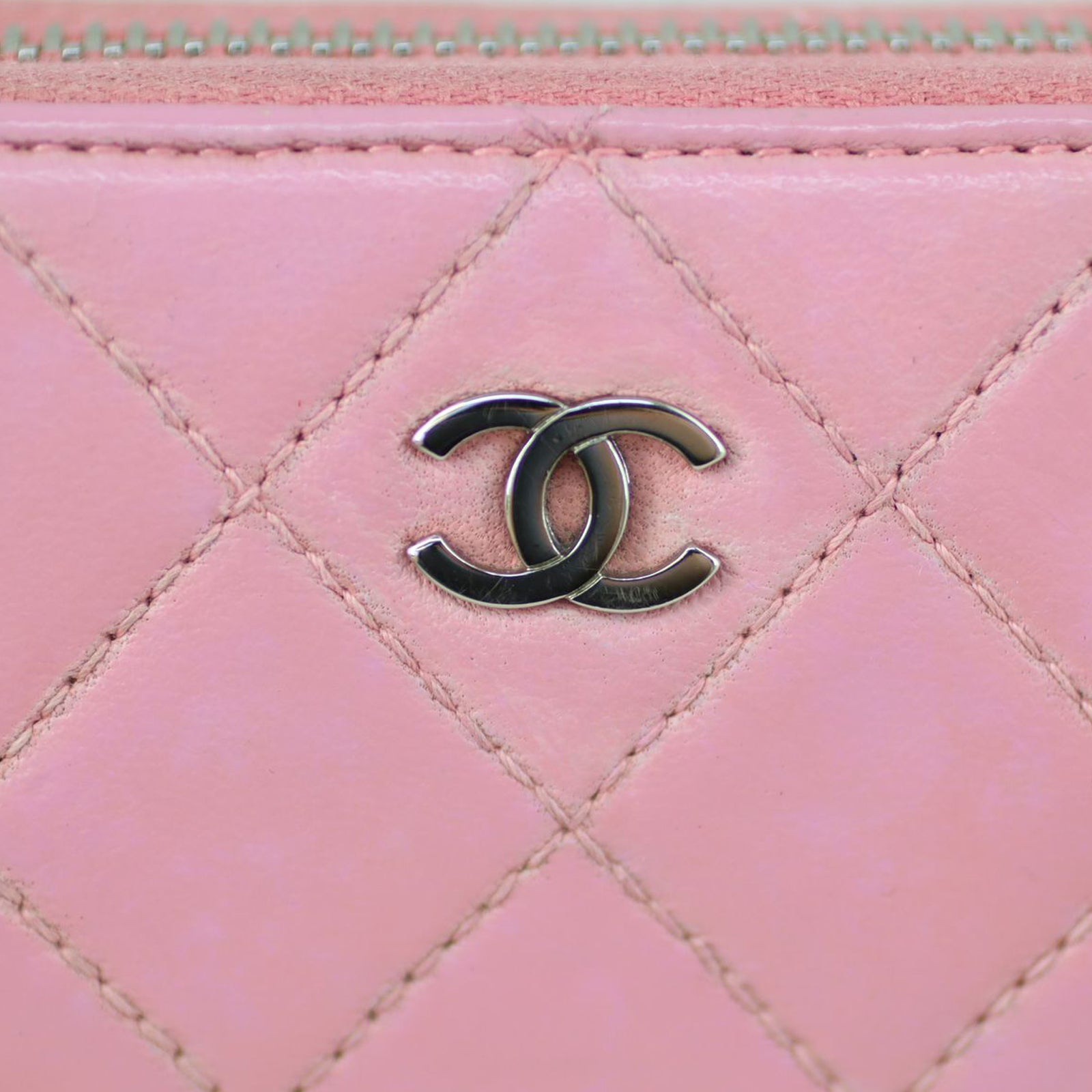 Chanel Zip Around Wallet Hardware