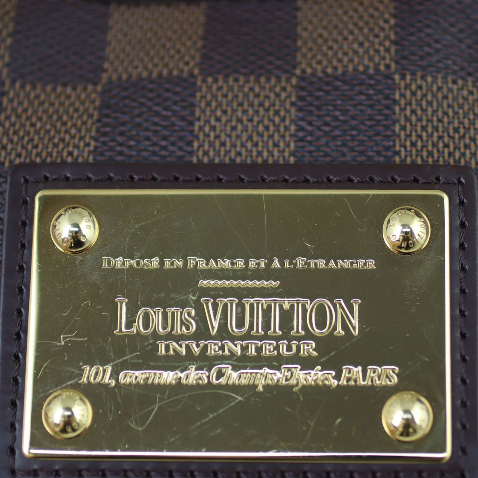 Louis Vuitton Thames PM Damier Ebene Hardware