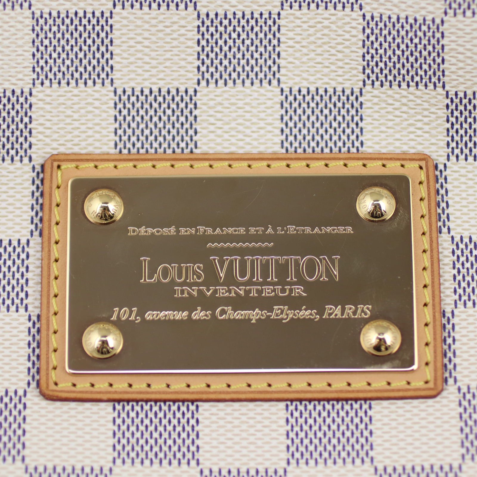 Louis Vuitton Galliera PM Damier Azur Hardware