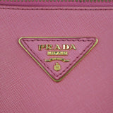 Prada Saffiano Lux Galleria Double Zip Tote Small Hardware