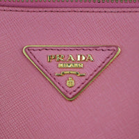 Prada Saffiano Lux Galleria Double Zip Tote Small Hardware