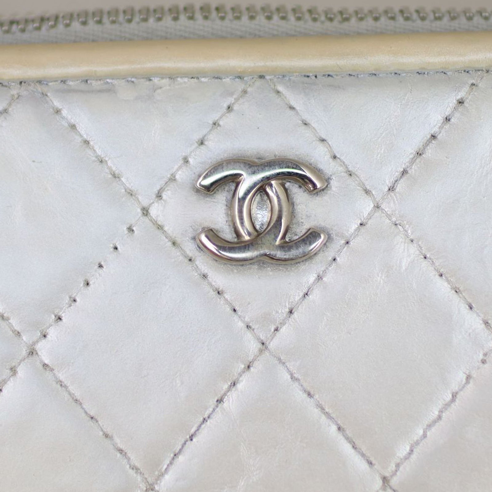 Chanel Metallic Bicolore Long Wallet Hardware