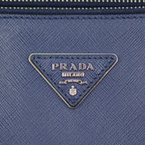 Prada Two Tone Saffiano Lux Galleria Double Zip Tote Hardware