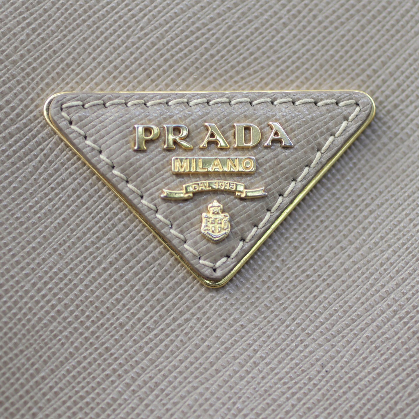 Prada Saffiano Lux Galleria Double Zip Tote Hardware
