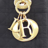 Dior Lady Dior Cannage Quilted Canvas Bag Hardware