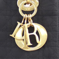 Dior Lady Dior Cannage Quilted Canvas Bag Hardware