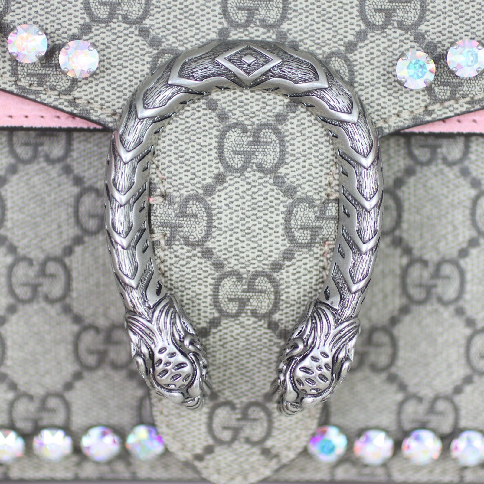 Gucci Dionysus Crystal Embellished Small Shoulder Bag Hardware