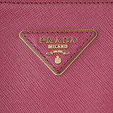 Prada Saffiano Lux Galleria Double Zip Tote Medium Hardware