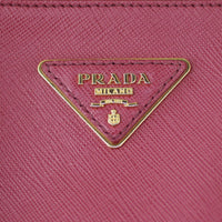 Prada Saffiano Lux Galleria Double Zip Tote Medium Hardware