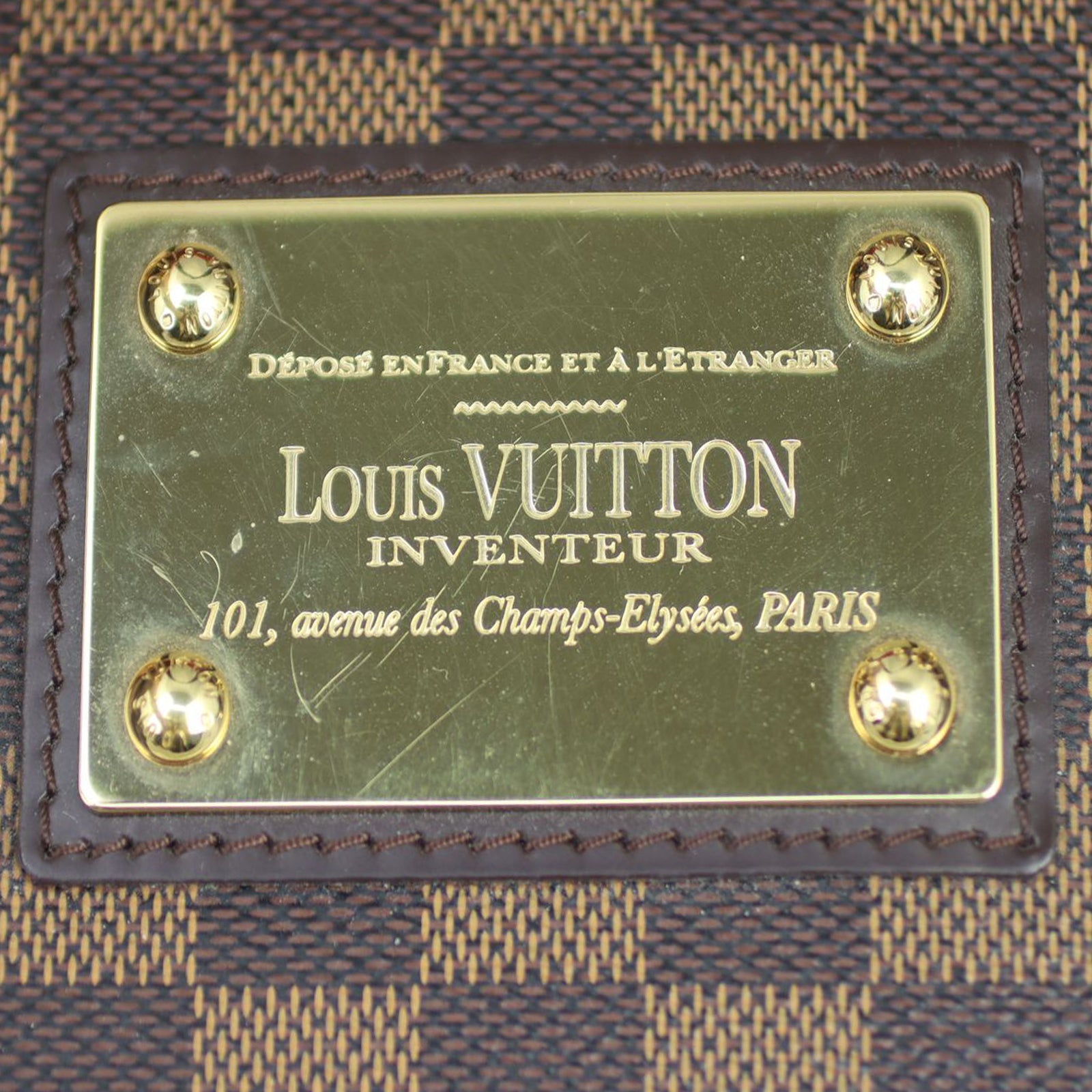 Louis Vuitton Hampstead MM Damier Ebene Hardware