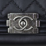 Chanel Boy Double Stitch Large Shopping Tote Hardware