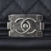 Chanel Boy Double Stitch Large Shopping Tote Hardware